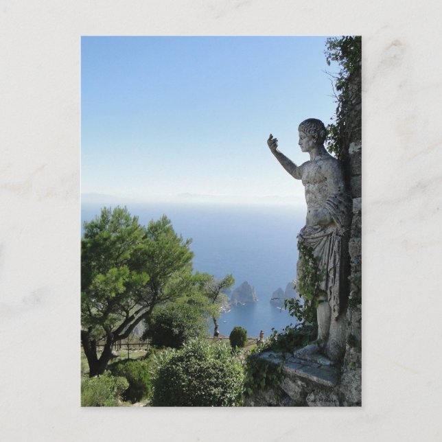 Carte Postale Au sommet de Capri (Devant)