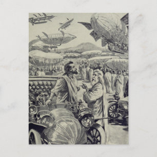 Carte Postale "Au spectacle aérien" 