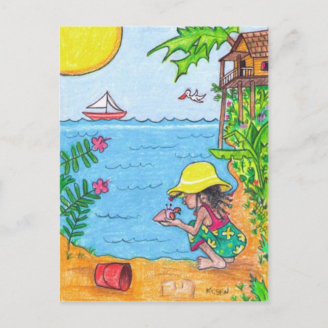 Carte postale au trésor (Devant)