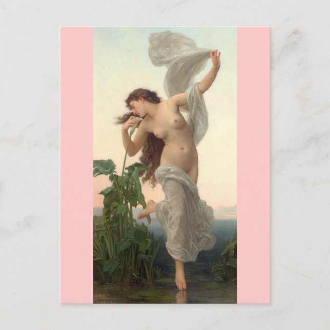 Carte Postale Aube - Art Vintage - Bouguereau (Devant)