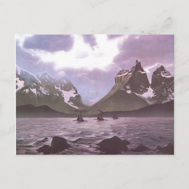 CARTE POSTALE AUBE DE VIKING (Devant)