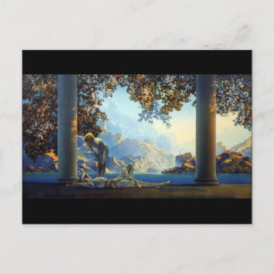 Carte Postale Aube Maxfield Parrish