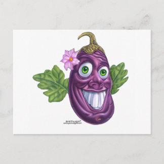 Carte Postale aubergine