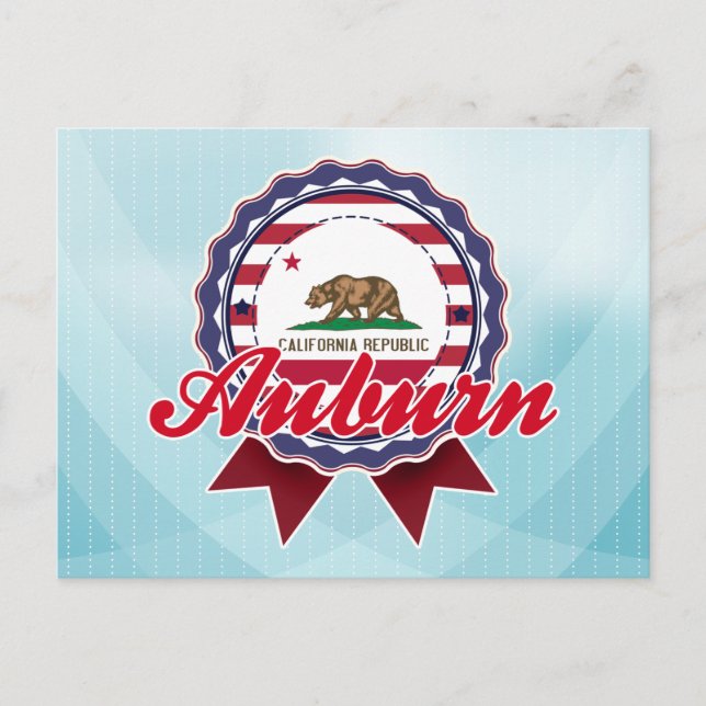 Carte Postale Auburn, CA (Devant)