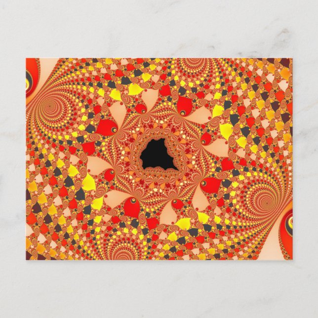 Carte Postale Aucun moyen - Fractal (Devant)