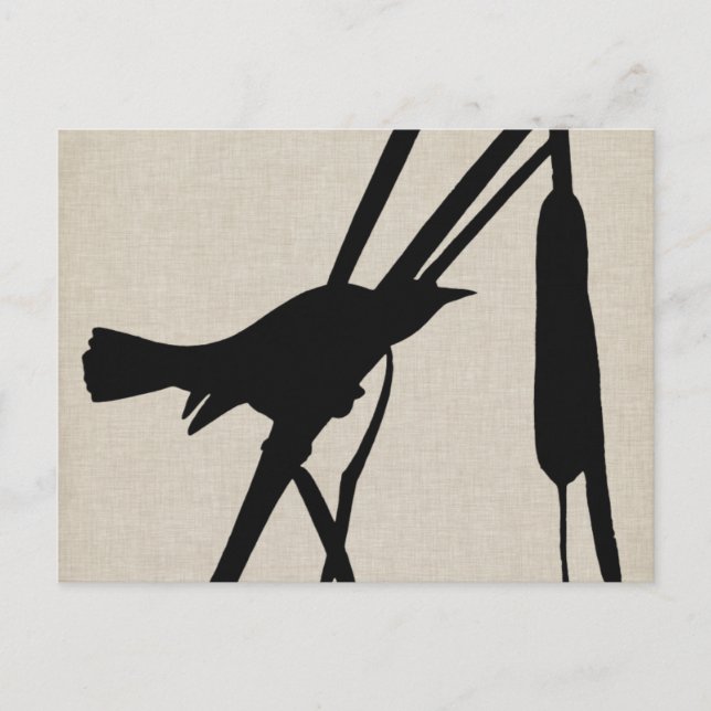 Carte Postale Audubon Silhouette II (Devant)