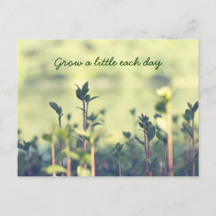 Carte Postale Augmenter Un Peu Chaque Jour Des Tirs Inspirationn