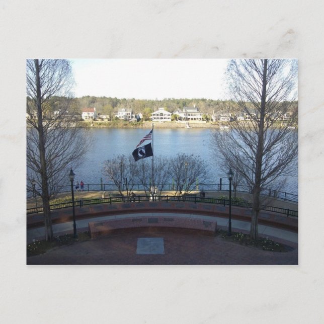 Carte Postale Augusta Georgia Riverwalk (Devant)