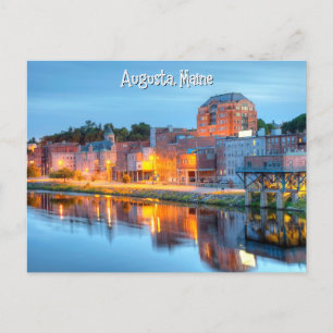 Carte Postale Augusta Maine