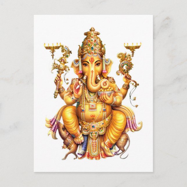CARTE POSTALE AURA DE GANESH (Devant)