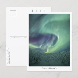 Carte Postale Aurora Borealis Norvège