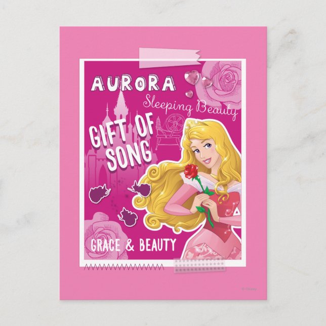 Carte Postale Aurora - Don de la chanson (Devant)