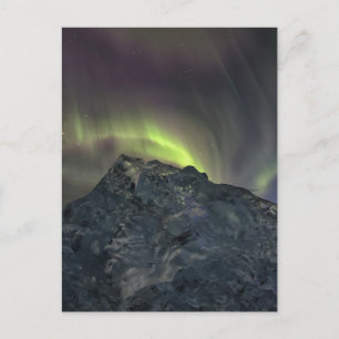 Carte Postale Aurore Boréale   Iceberg Jokulsarlon Islande