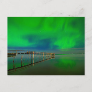 Carte Postale Aurores boréales   Lac Winnipeg Canada, Manitoba