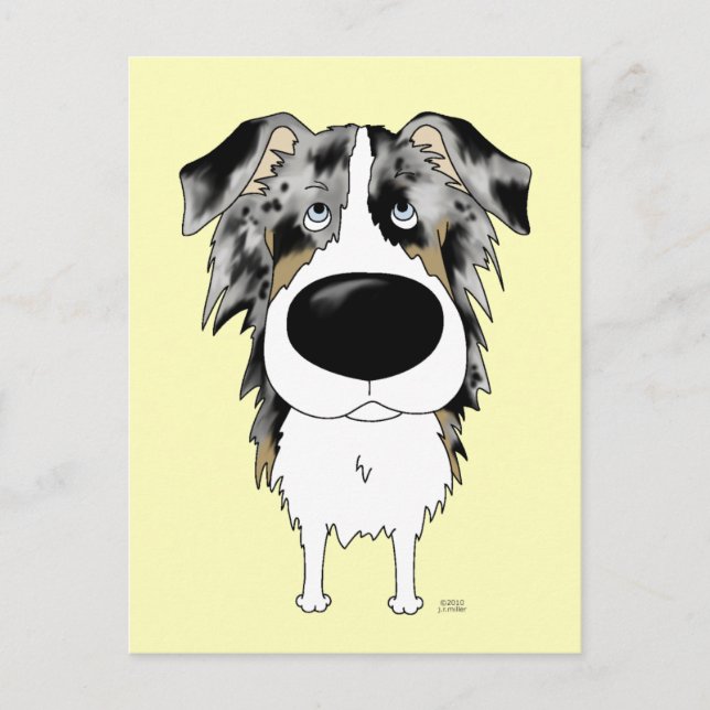 Carte Postale Aussies - Gros nez et cul (Devant)