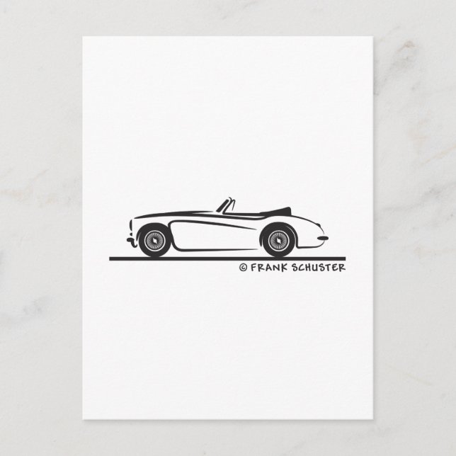 Carte Postale Austin Healey 3000 MK II (Devant)
