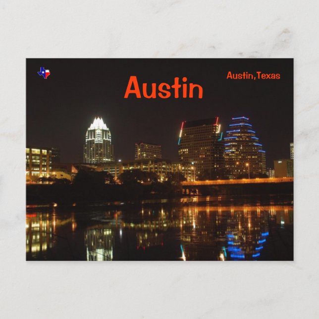 Carte Postale Austin, Texas (Devant)