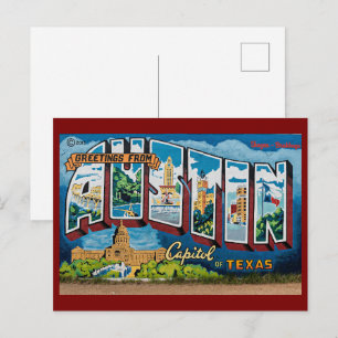 Carte Postale Austin, Texas