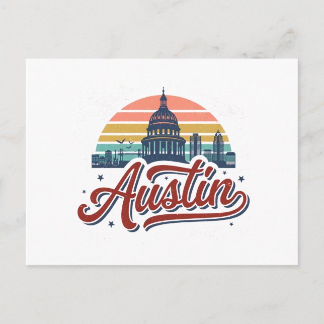 Carte Postale Austin Texas (Devant)