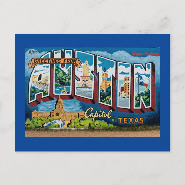 Carte Postale Austin, Texas (Devant)