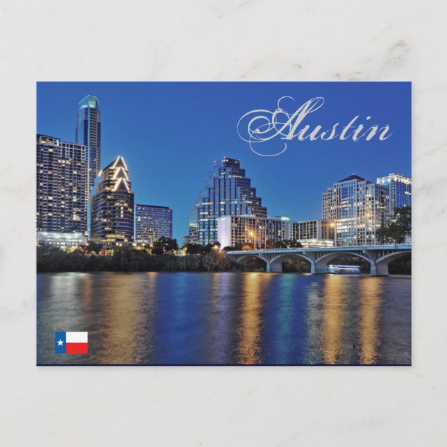 Carte Postale Austin, Texas, États-Unis (Devant)