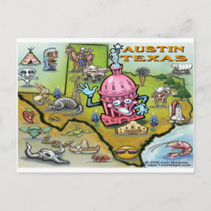 Carte Postale Austin TX