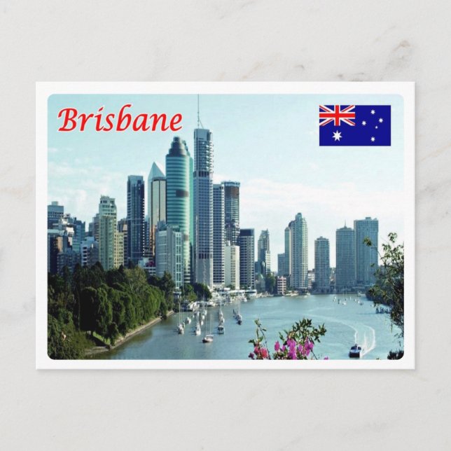 Carte Postale Australie - Brisbane - Skyline (Devant)