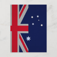 Australie Drapeau Design en fibre de carbone Style