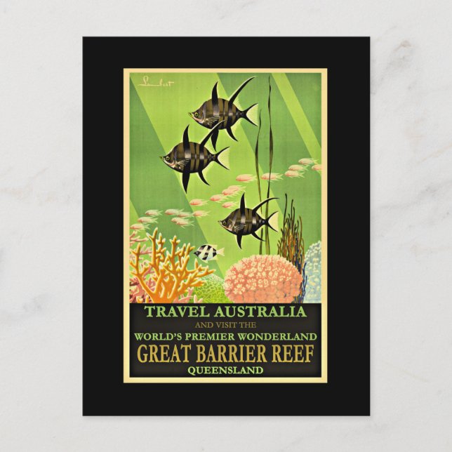 Carte Postale Australie - Grande barrière de corail (Devant)