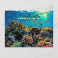 Australie Grande barrière de corail stylisée