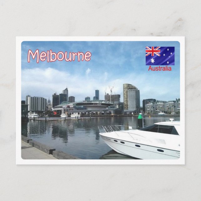 Carte Postale Australie - Melbourne - Port - (Devant)