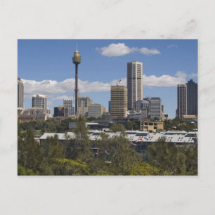 Carte Postale Australie, Sydney, Potts Point. Skyline de Sydney.