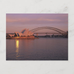 Carte Postale Australie, Sydney, Sydney Opera House construit