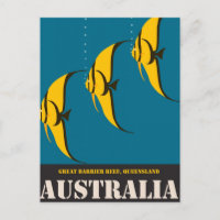 Carte postale Australie vintage