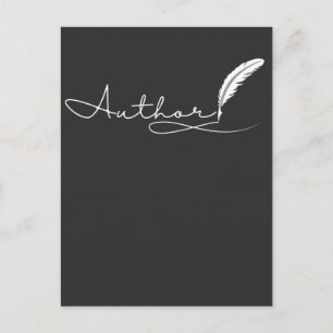 Carte Postale Auteur Journaliste Livre Ecrivain Romancier Storyt