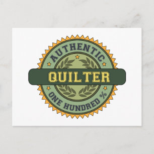 Carte Postale Authentique Quilter