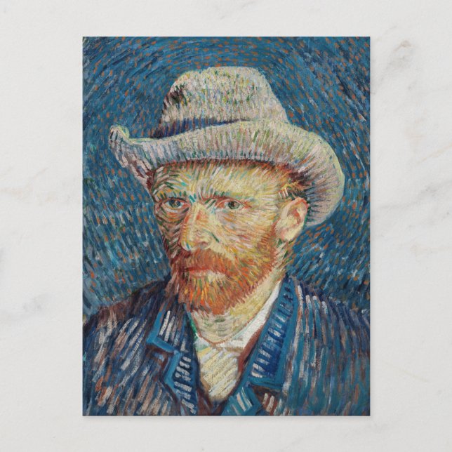 Carte Postale Auto portrait de Van Gogh (Devant)