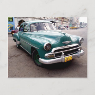 Carte Postale Auto vintage à Cuba