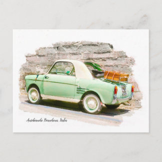 Carte Postale Autobianchi Bianchina | Minicar d'Italie