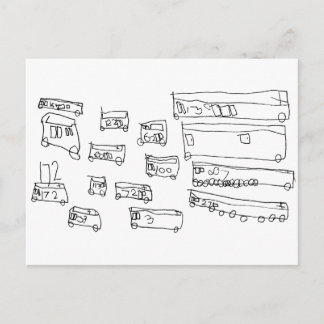 Carte Postale Autobus