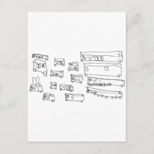 Carte Postale Autobus