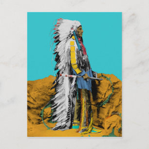 Carte postale autochtone Lakota Sioux