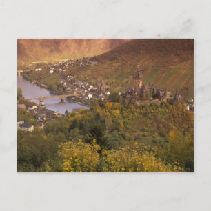 Carte Postale Automne à Cochem, Rheinland Pfalz, Allemagne