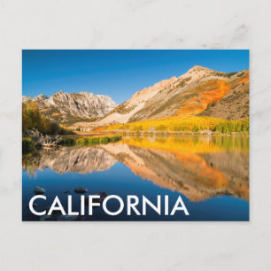 Carte Postale Automne au lac North, Californie