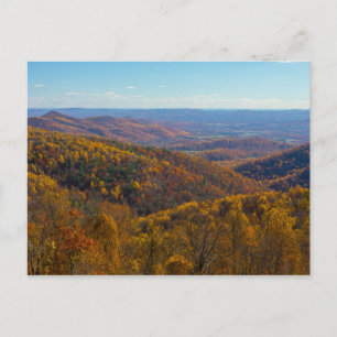 Carte Postale Automne en Shenandoah National Park, Virginie