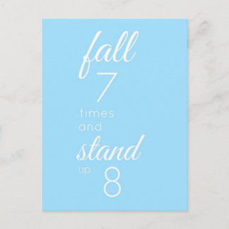 Carte Postale Automne et stand