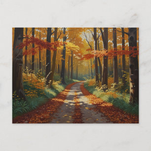 Carte postale Automne Golden Way