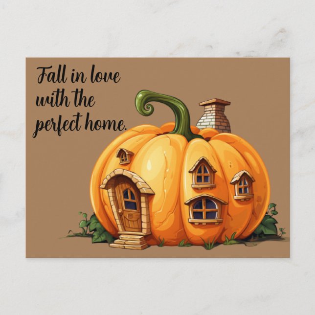 Carte Postale Automne - Marketing immobilier (Devant)