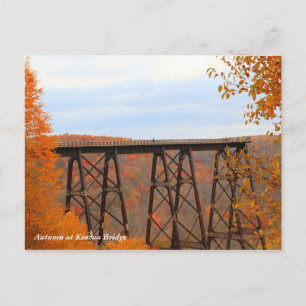 Carte Postale Automne Sur Le Pont Kinzua