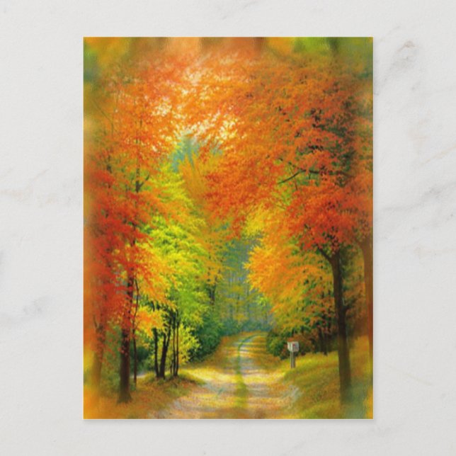 Carte postale Automne Walk (Devant)